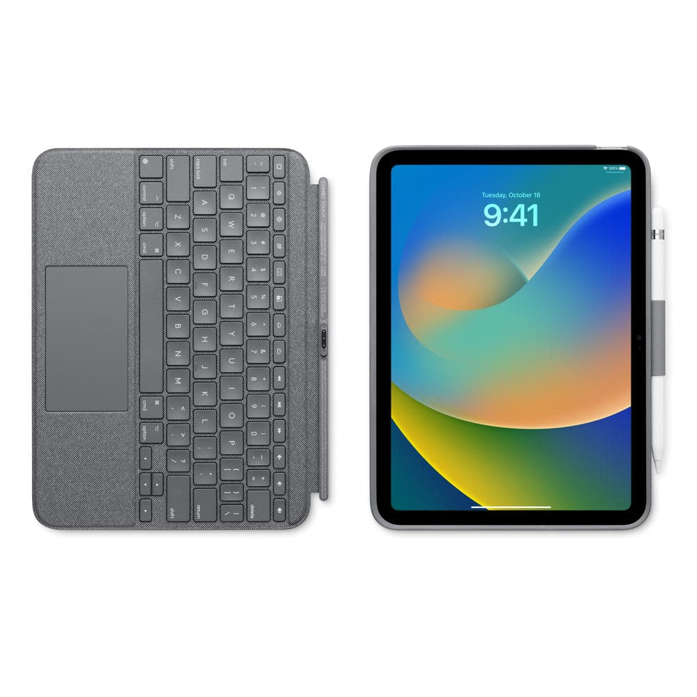 Logitech,Logitech Combo Touch Keyboard for iPad (10th generation) - Gadcet.com