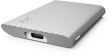 Lacie,LaCie Portable 1TB SSD with USB-C cable - Silver - Gadcet.com