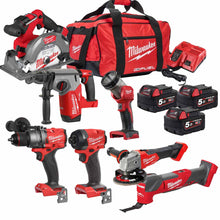 Milwaukee M18 FUEL 3697-27 18V Brushless Cordless 7-Tool Combo Kit