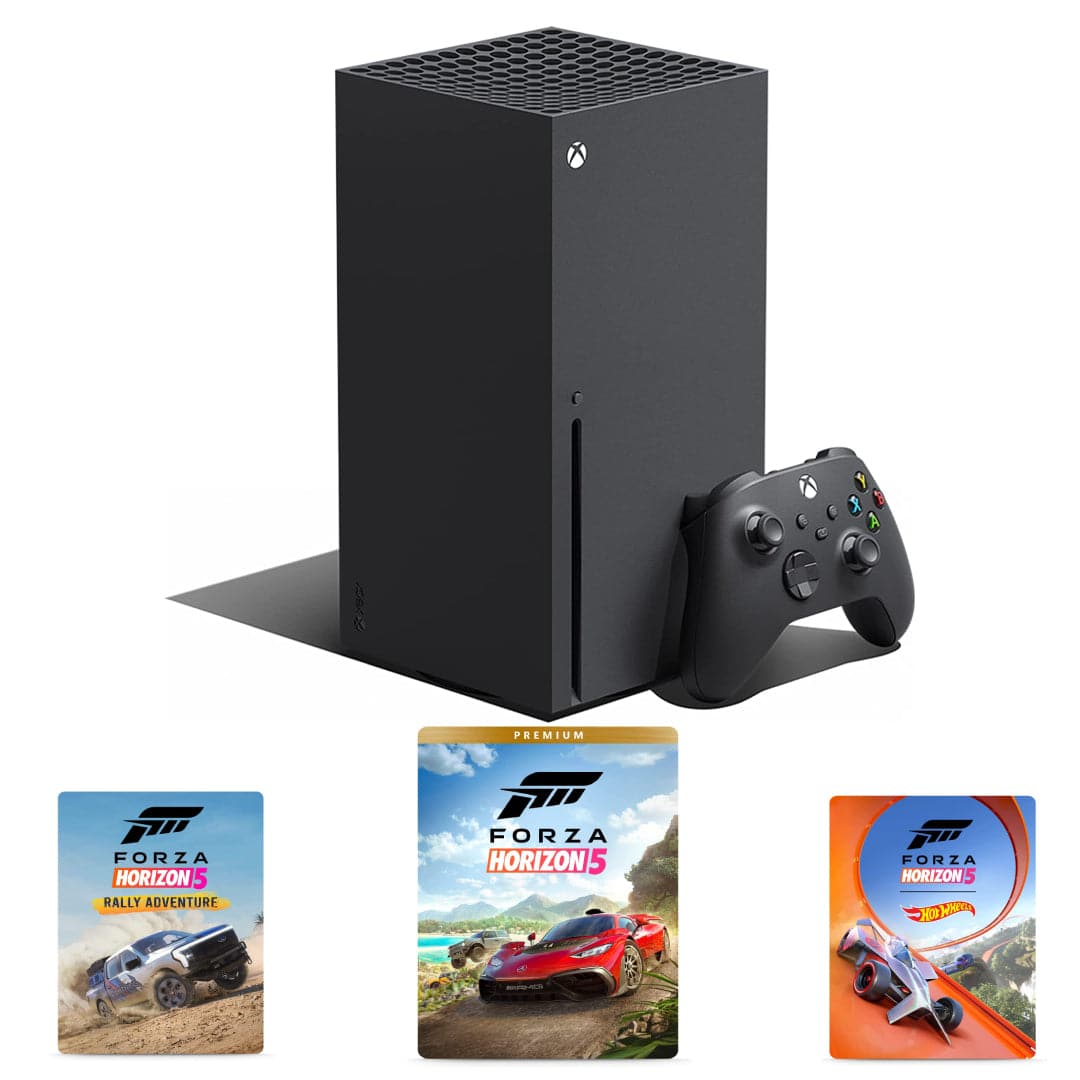 Xbox,Xbox Series X 1TB SSD, 4K Blu Ray, Velocity Architecture with Forza Horizon 5 Premium Edition - Gadcet.com