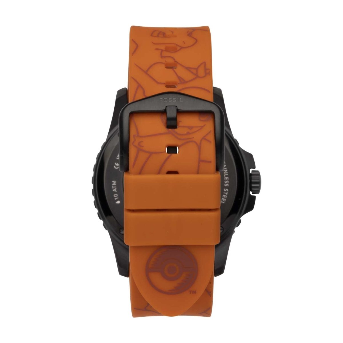 Buy Pokemon,Pokémon Center × Fossil Charmander Orange Watch FS5957 - Gadcet UK | UK | London | Scotland | Wales| Near Me | Cheap | Pay In 3 | Watch