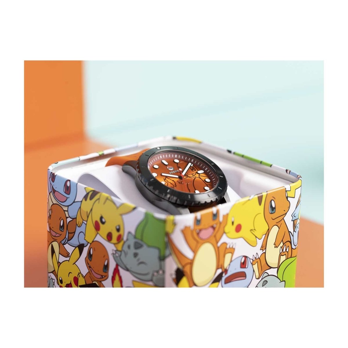 Buy Pokemon,Pokémon Center × Fossil Charmander Orange Watch FS5957 - Gadcet UK | UK | London | Scotland | Wales| Near Me | Cheap | Pay In 3 | Watch