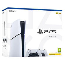 Sony PlayStation 5 Slim Disc Edition Console Bundle (PS5) – 1TB SSD, Disc Version, DualSense Wireless Controllers x2