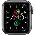 Apple Watch SE 1st Gen GPS 40mm – Space Grey Aluminium Smartwatch With Gold Stainless Steel Band.