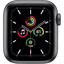 Apple Watch SE 1st Gen GPS 40mm – Space Grey Aluminium Smartwatch With Gold Stainless Steel Band.