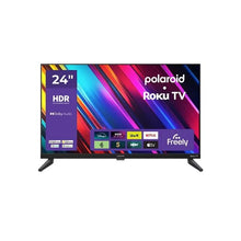 Polaroid P24RRF1315U 24" Roku Smart TV – HD Ready LED HDR Television, Dolby Audio, HDMI, Wi-Fi, Freely, USB, Black