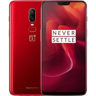 OnePlus 6 – 128GB Storage, 8GB RAM, Red, 4G LTE, SIM-Free / Unlocked Smartphone