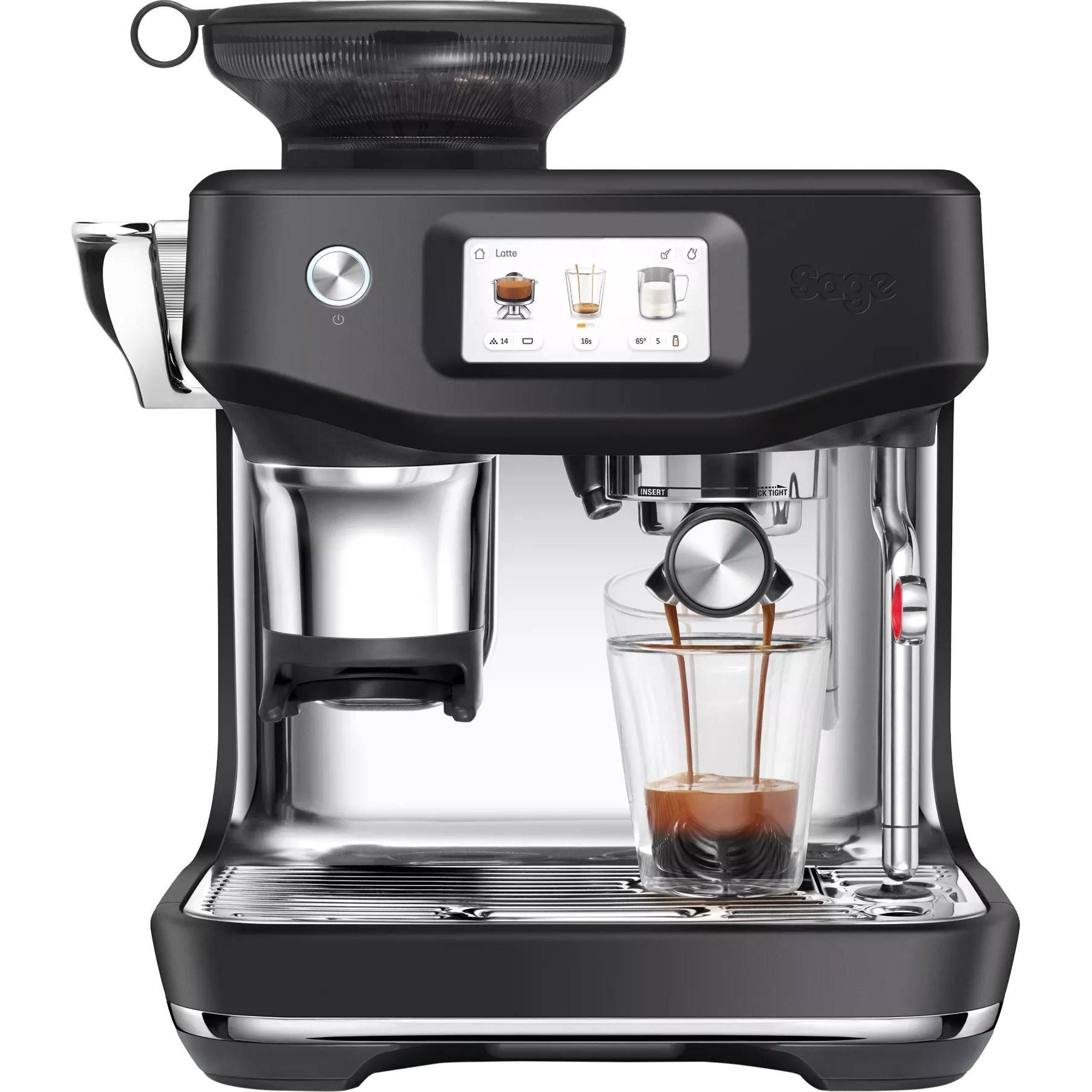 Buy Sage,Sage Barista Touch Impress Cold Coffee Machine – Black Truffle - Gadcet UK | UK | London | Scotland | Wales| Near Me | Cheap | Pay In 3 | Espresso Machines