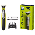 Gadcet.com,Philips OneBlade 360 for Face with 5-in-1 Adjustable Comb - Trim, Edge, Shave - QP2734/20 - Gadcet.com