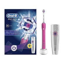 Buy Oral-B,Oral-B Pro 680 Electric Toothbrush with Case - Pink, Pack of 1 - Gadcet UK | UK | London | Scotland | Wales| Near Me | Cheap | Pay In 3 | Toothbrush Accessories