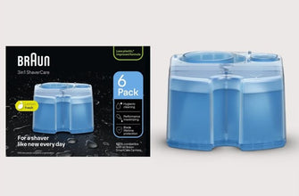 Buy Braun,Braun 3-in-1 ShaveCare Cleaning Cartridge - 6 Pack - Gadcet UK | UK | London | Scotland | Wales| Near Me | Cheap | Pay In 3 | Shaver & Trimmer