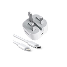 ANG TC76A PD 20W USB C Adaptor With USB C to Lightning Cable Kit For iPhone