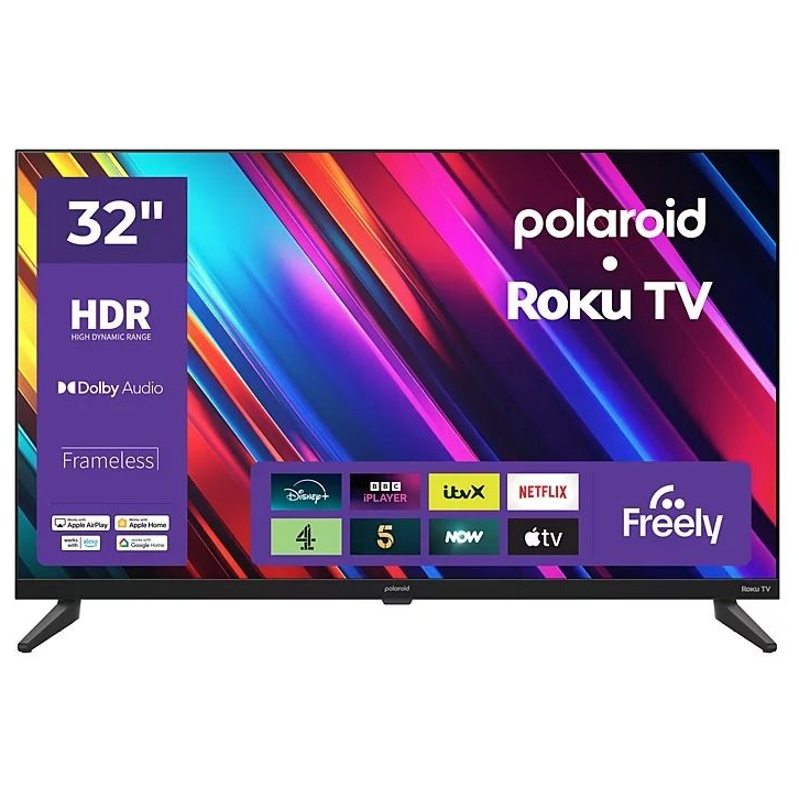 Buy Polaroid,Polaroid P32RRF1315U 32" Roku Smart TV – HD Ready LED HDR Television, Dolby Audio, Wi-Fi, 3 x HDMI, Ultra Slim Frame - Gadcet UK | UK | London | Scotland | Wales| Near Me | Cheap | Pay In 3 | Televisions