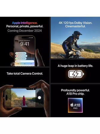 Apple iPhone 16 Pro Max 5G 512GB Black Titanium - Unlocked - 6