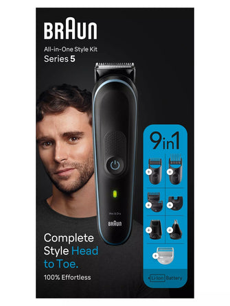 Braun All-In-One Style Kit Series 5 MGK5411 – 9-in-1 Grooming Kit