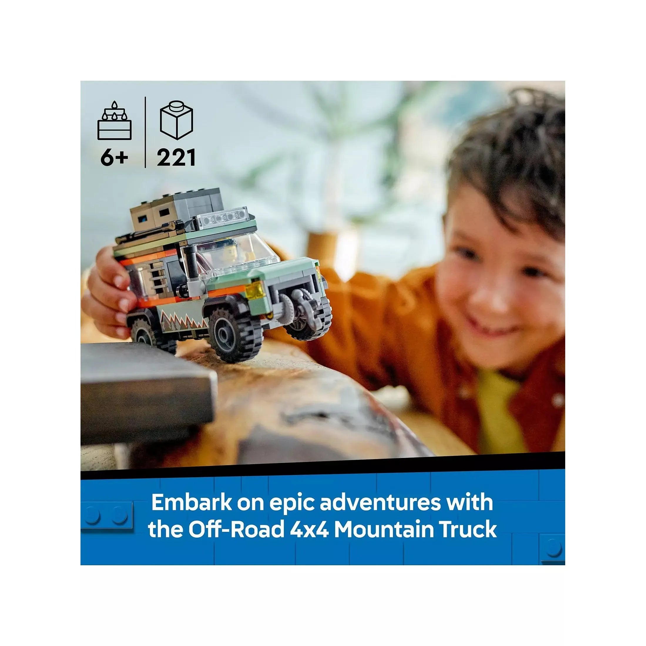 Buy LEGO,LEGO City Off-Road 4x4 Mountain Truck Toy – 60447 - Gadcet UK | UK | London | Scotland | Wales| Near Me | Cheap | Pay In 3 | Toys & Games