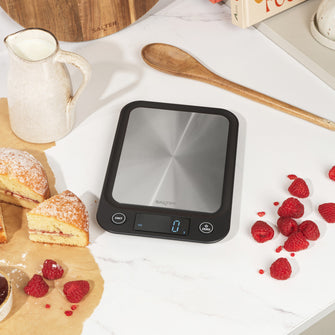 Buy Salter,Salter Ultra Slim Digital Kitchen Scale – Black, Compact & Precise - Gadcet UK | UK | London | Scotland | Wales| Near Me | Cheap | Pay In 3 | Smart Scale