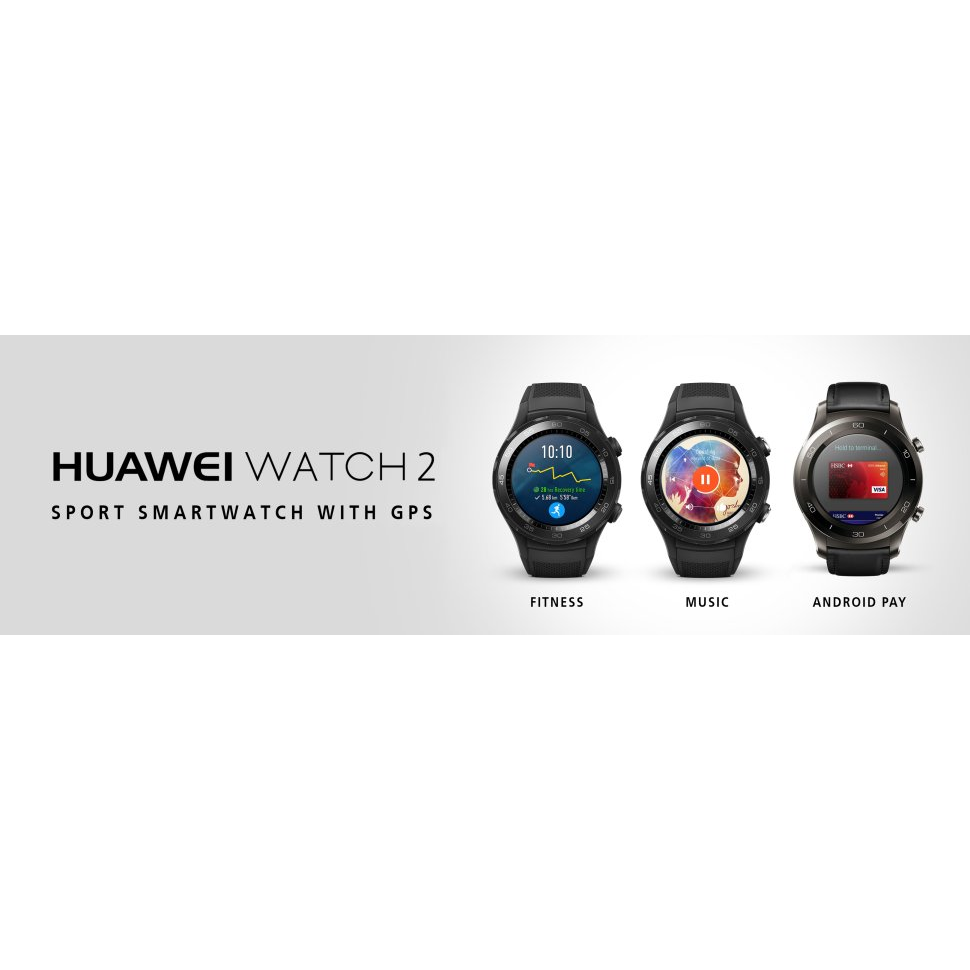 Buy Huawei,HUAWEI Watch 2 Sport Smartwatch, Fitness and Activities Tracker with Built-in GPS, Heart Rate, Music, Smart Notificatons, IP68-Life Waterproof - Black - Gadcet UK | UK | London | Scotland | Wales| Ireland | Near Me | Cheap | Pay In 3 | Watches