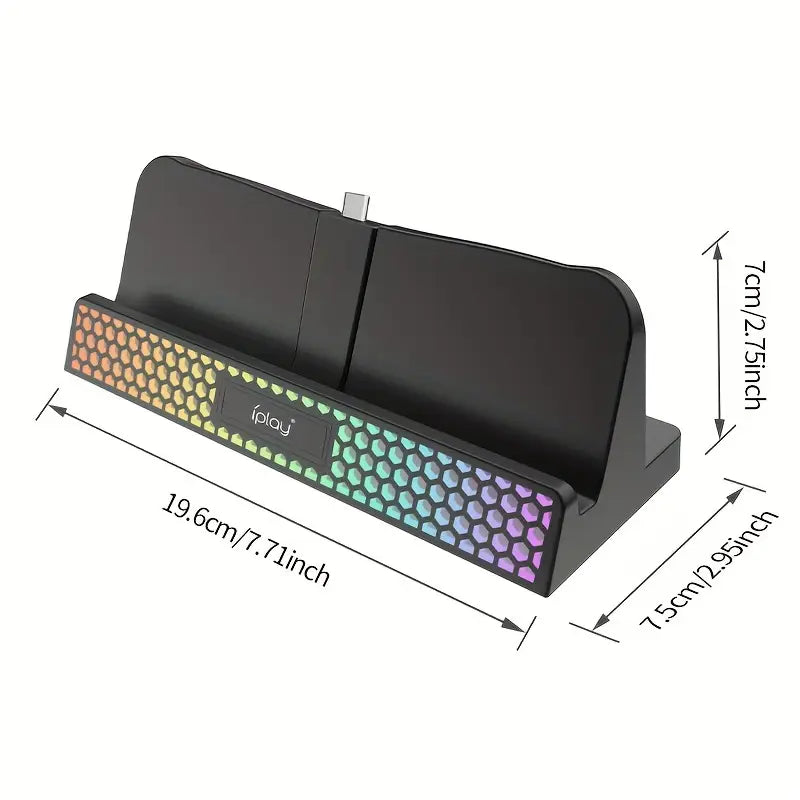 Buy iplay,iPlay PSP Charging Dock with RGB Light, USB-C Cable, and Detachable Stand - White - Gadcet UK | UK | London | Scotland | Wales| Near Me | Cheap | Pay In 3 | Portable Game Console Accessories