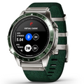 Buy Garmin,Garmin MARQ Golfer Gen 2 46mm Titanium Watch - Green Ceramic Bezel, Strap - Gadcet UK | UK | London | Scotland | Wales| Near Me | Cheap | Pay In 3 | Smart Watches