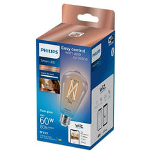 Buy Philips,Philips Smart LED Filament Bulb clear 7W (Eq.60W) ST64 E27 - Gadcet UK | UK | London | Scotland | Wales| Near Me | Cheap | Pay In 3 | Electronics