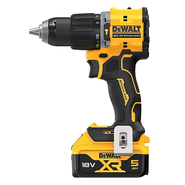 DeWalt 18V Li-ion XR Brushless Cordless Combi drill (1 x 5Ah) - DCD789P1T-GB