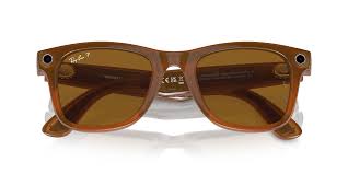 Buy Ray-Ban,Ray-Ban Meta Smart Glasses Wayfarer Large RW 4008 – Shiny Caramel - Gadcet UK | UK | London | Scotland | Wales| Near Me | Cheap | Pay In 3 | Sunglasses