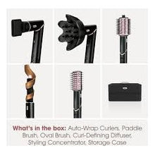 Shark HD440UK FlexStyle 5-in-1 Air Styler & Hair Dryer with Storage Case, Black - 2