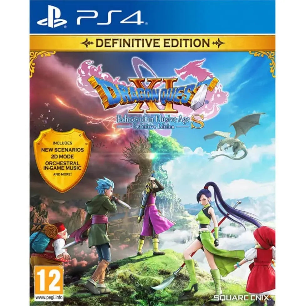 playstation,Dragon Quest XI: Echoes of an Elusive Age S [Definitive Edition] for Playstation 4 Games - Gadcet.com