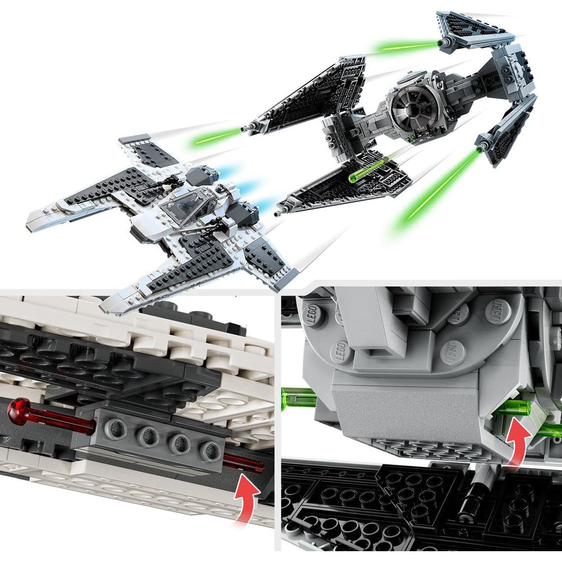 Buy Gadcet UK,LEGO Star WarsLEGO 75348 Mandalorian Fang Fighter VS TIE Interceptor - Gadcet UK | UK | London | Scotland | Wales| Ireland | Near Me | Cheap | Pay In 3 | 