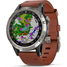 Buy Garmin,Garmin D2 Delta 47mm Aviator GPS Smartwatch | Brown Leather Band - Gadcet UK | UK | London | Scotland | Wales| Near Me | Cheap | Pay In 3 | Watch