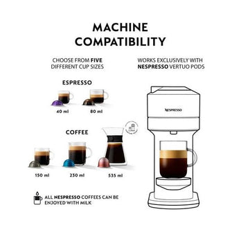 Buy Nespresso,NESPRESSO by Krups Vertuo Next XN910840 Pod Coffee Machine - Black - Gadcet UK | UK | London | Scotland | Wales| Ireland | Near Me | Cheap | Pay In 3 | Coffee Makers & Espresso Machines