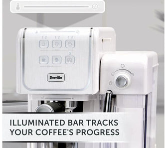 Buy BREVILLE,BREVILLE One-Touch CoffeeHouse II VCF147 Coffee Machine - White - Gadcet.com | UK | London | Scotland | Wales| Ireland | Near Me | Cheap | Pay In 3 | Coffee Makers & Espresso Machines