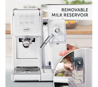 Buy BREVILLE,BREVILLE One-Touch CoffeeHouse II VCF147 Coffee Machine - White - Gadcet.com | UK | London | Scotland | Wales| Ireland | Near Me | Cheap | Pay In 3 | Coffee Makers & Espresso Machines
