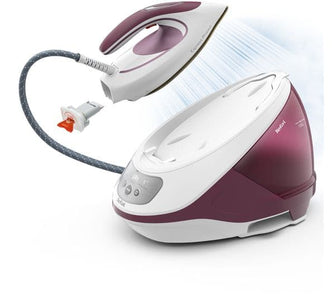 Buy Tefal,TEFAL Express Protect SV9201 Steam Generator Iron - White & Burgundy - Gadcet UK | UK | London | Scotland | Wales| Ireland | Near Me | Cheap | Pay In 3 | Smart Home