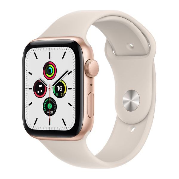 Buy Apple,Apple Watch SE (GPS) 44mm Gold Aluminium with Starlight Sports Band - Gadcet UK | UK | London | Scotland | Wales| Near Me | Cheap | Pay In 3 | Smart Watch