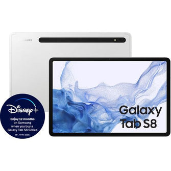Samsung Galaxy Tab S8 11" (SM-X700N) – 128GB, 8GB RAM, Wi-Fi 6, Snapdragon, Silver