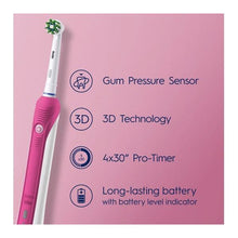 Buy Oral-B,ORAL B CrossAction Pro 1 680 Electric Toothbrush - Pink - Gadcet UK | UK | London | Scotland | Wales| Ireland | Near Me | Cheap | Pay In 3 | Bathroom Accessories