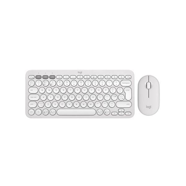 Buy Logitech,LOGITECH Pebble 2 MK380 Wireless Keyboard & Mouse Set - Offwhite - Gadcet UK | UK | London | Scotland | Wales| Near Me | Cheap | Pay In 3 | Computer Accessory Sets