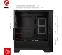 MSI MAG FORGE 320R AIRFLOW ATX Mid-Tower PC Case Black