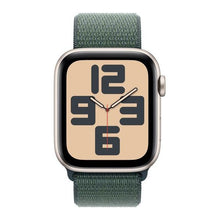 Apple Watch SE (GPS) 44 mm Starlight Aluminium Case with Lake Green Sport Loop