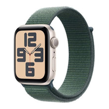 Apple Watch SE (GPS) 44 mm Starlight Aluminium Case with Lake Green Sport Loop