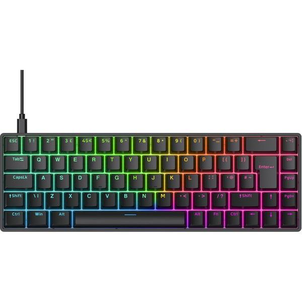 Buy NOS,NOS C-800 Mini Magnetic 65 RGB Gaming Keyboard - Black - Gadcet UK | UK | London | Scotland | Wales| Near Me | Cheap | Pay In 3 | Keyboards