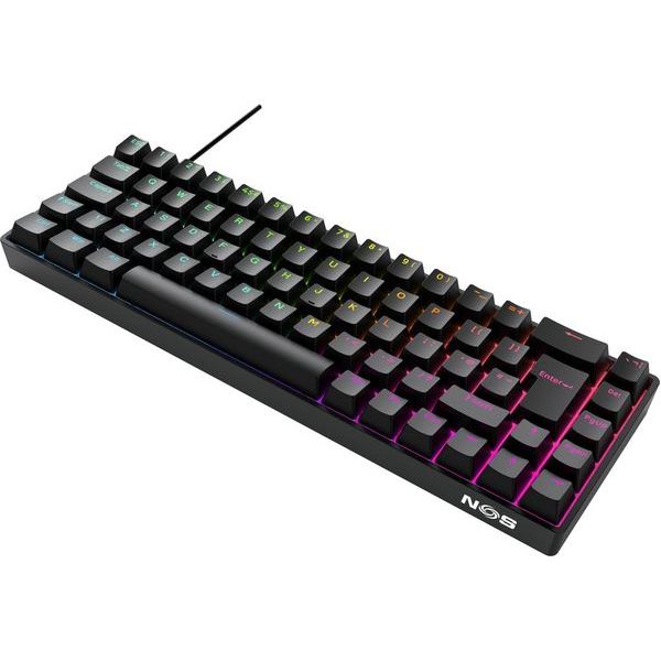 Buy NOS,NOS C-800 Mini Magnetic 65 RGB Gaming Keyboard - Black - Gadcet UK | UK | London | Scotland | Wales| Near Me | Cheap | Pay In 3 | Keyboards