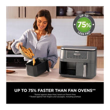 NINJA 6-in-1 Dual Zone DZ300UK Air Fryer - Gun Metal Grey