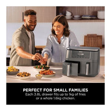 NINJA 6-in-1 Dual Zone DZ300UK Air Fryer - Gun Metal Grey