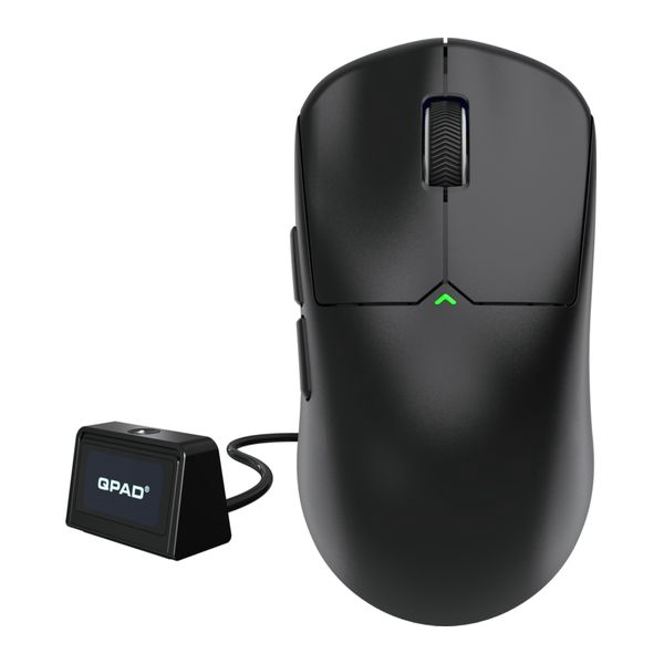 QPad Mark Model 3 Wireless Optical Gaming Mouse with Vision Screen ...