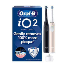 Buy Oral-B,ORAL-B iO2 Electric Toothbrush Duo Pack - Black & Pink - Gadcet UK | UK | London | Scotland | Wales| Near Me | Cheap | Pay In 3 | Electric ToothBrush