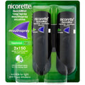 Nicorette QuickMist 1mg Freshmint Mouthspray – 2 x 150 Sprays, Fast-Acting Nicotine Craving Relief