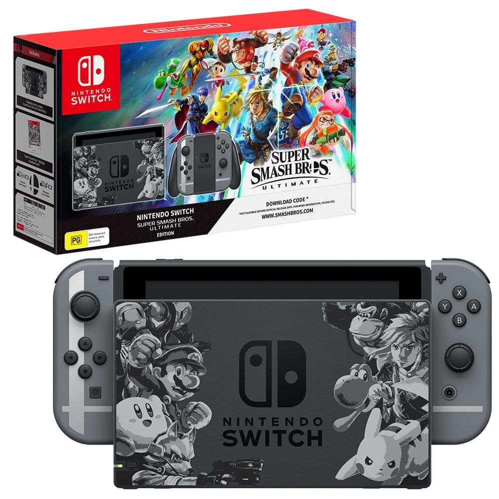 Buy Nintendo,Nintendo Switch Super Smash Bros. Ultimate Edition Console - Gadcet.com | UK | London | Scotland | Wales| Ireland | Near Me | Cheap | Pay In 3 | Video Game Consoles